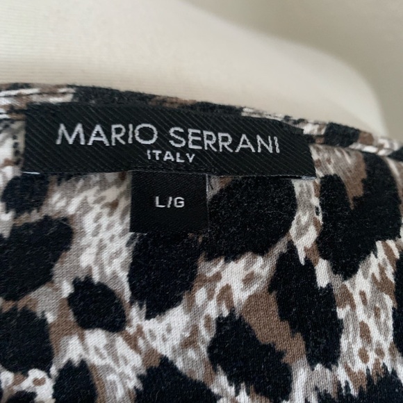 Mario Serrani Leopard Print Top - Picture 4 of 4